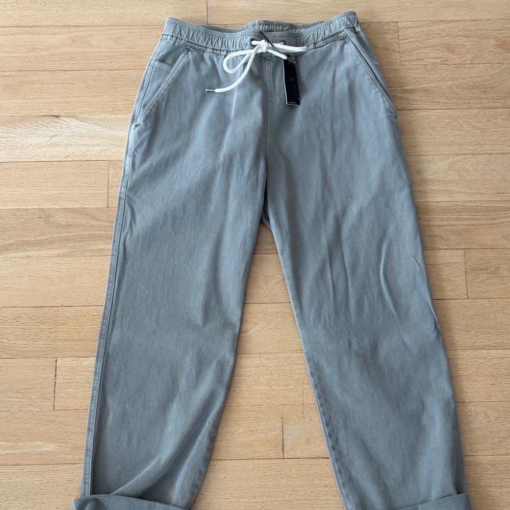 James Perse Green/Gray Straight Leg Pants
